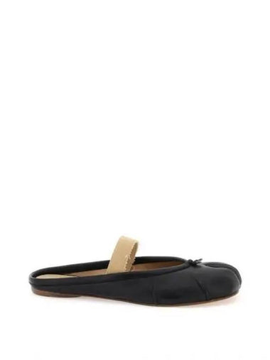 Women s Tabi Ballerina Elastic Band Mule Black Nude S39WZ0103 P6853 HA334 1223962 - MAISON MARGIELA - BALAAN 1