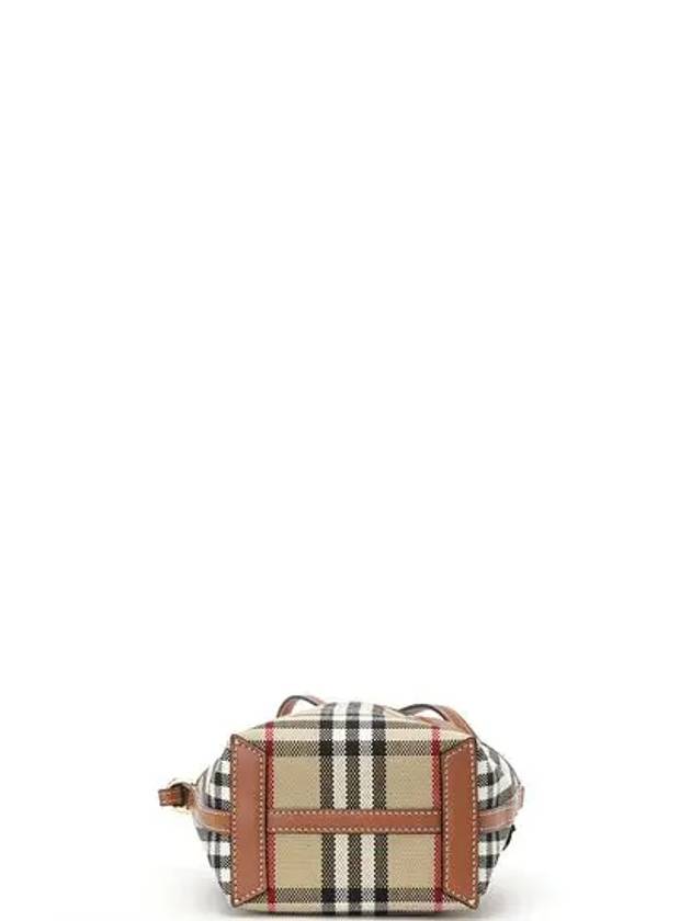 Mini London Tote Bag Archive Beige - BURBERRY - BALAAN 5