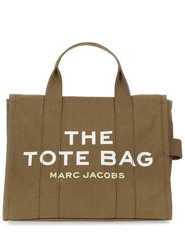 Logo Medium Canvas Tote Bag Slate Green - MARC JACOBS - BALAAN 3