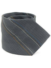 100 silk gray striped CD pattern tie - DIOR - BALAAN 1