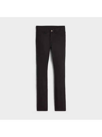 Demin Straight Pants Vintage Pure Black - CELINE - BALAAN 2