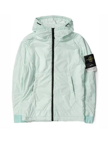 Wappen Patch Comfort Tech Hooded Jacket Mint - STONE ISLAND - BALAAN 1