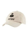 Tyron Embroidered Logo Corduroy Ball Cap Ivory - ISABEL MARANT - BALAAN 2