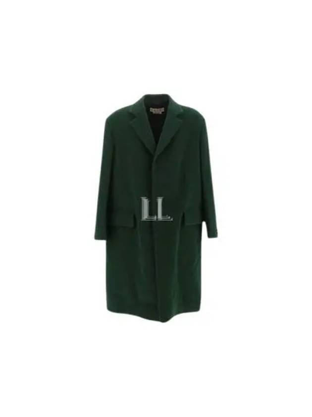 Notched Lapel Single Breasted Single Coat Green - MARNI - BALAAN 2