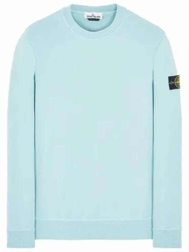 Wappen Patch Crew Neck Sweatshirt Mint - STONE ISLAND - BALAAN 2