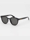 Eyewear Round Asian Fit Sunglasses Black - GUCCI - BALAAN 8