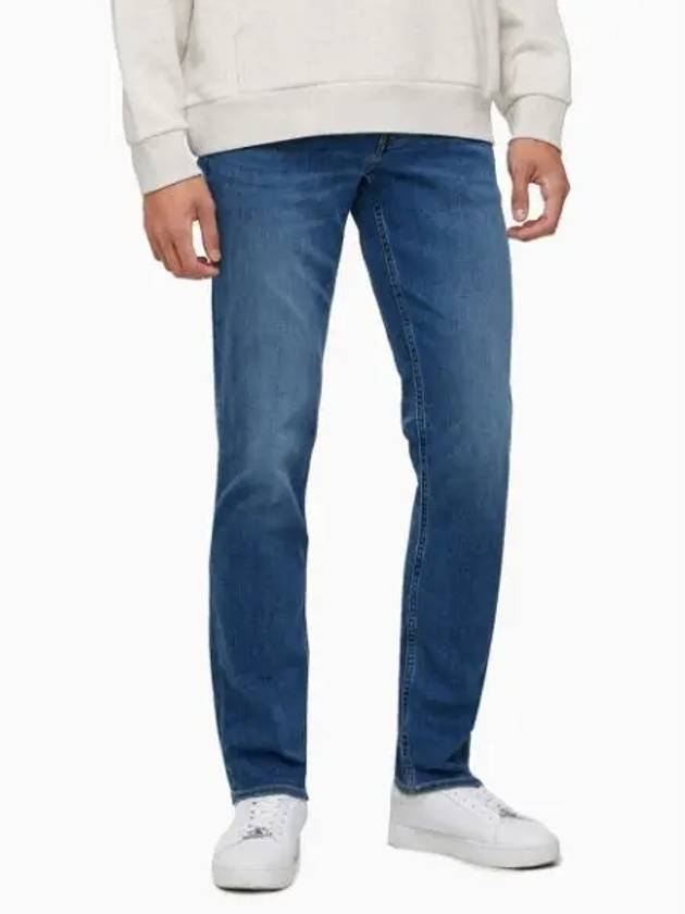 JEANS Men s Mid Blue Body Fit Italian Denim J324987 1A4 - CALVIN KLEIN - BALAAN 1