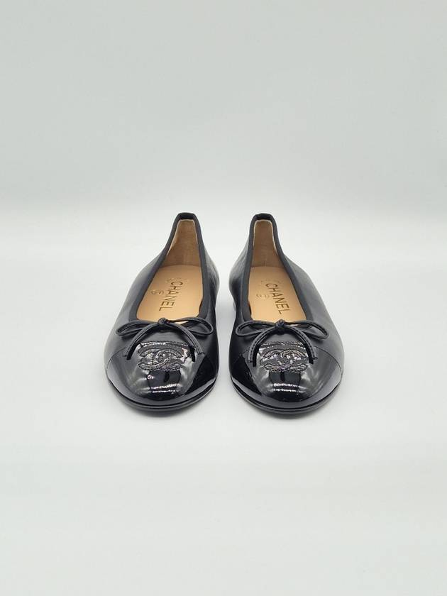 Lambskin Ballerina Flats Black - CHANEL - BALAAN 4