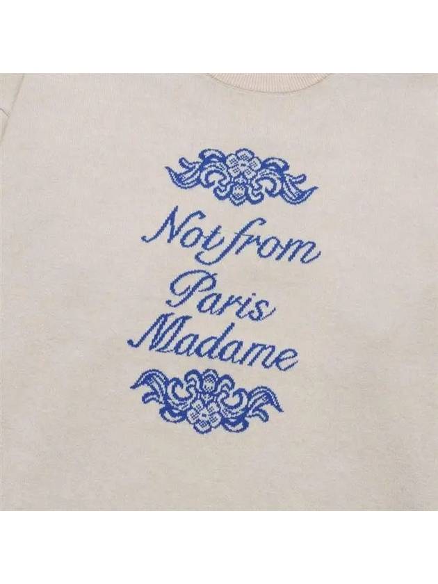 Drold Monsieur Paris Madame Crew Neck Sweatshirt PO119 CO055 BG - DROLE DE MONSIEUR - BALAAN 4