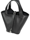 Picotin Lock 18 Tote Bag Noir - HERMES - BALAAN 4