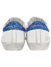 Superstar Glitter Low Top Sneakers Blue White - GOLDEN GOOSE - BALAAN 5