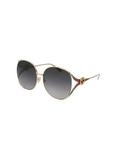 Eyewear Square Sunglasses Gray - GUCCI - BALAAN 1