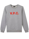 VPC Logo Crew Neck Sweatshirt Grey - A.P.C. - BALAAN 8