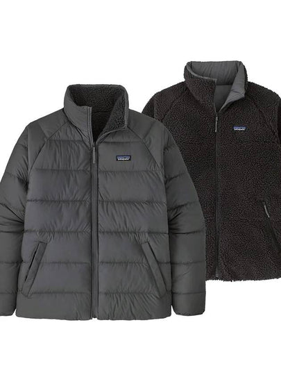 Men's Reversible Silent Down Padding Forge Grey - PATAGONIA - BALAAN 2