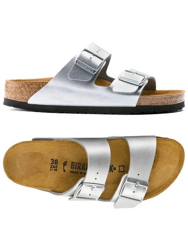 Arizona Slippers Silver - BIRKENSTOCK - BALAAN 2