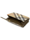 Check Half Wallet Beige - BURBERRY - BALAAN 5