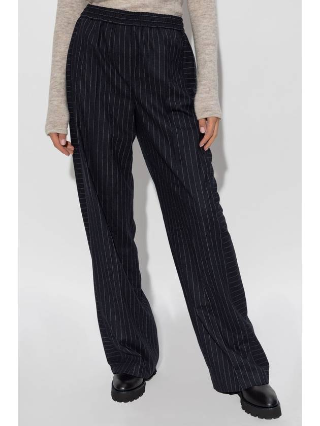 PS Paul Smith Striped Trousers, Women's, Navy Blue - PAUL SMITH - BALAAN 3