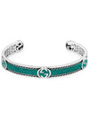 Interlocking G Bracelet YBA645570001 Green - GUCCI - BALAAN 4