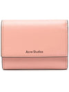 Logo Print Half Wallet Salmon Pink - ACNE STUDIOS - BALAAN 2