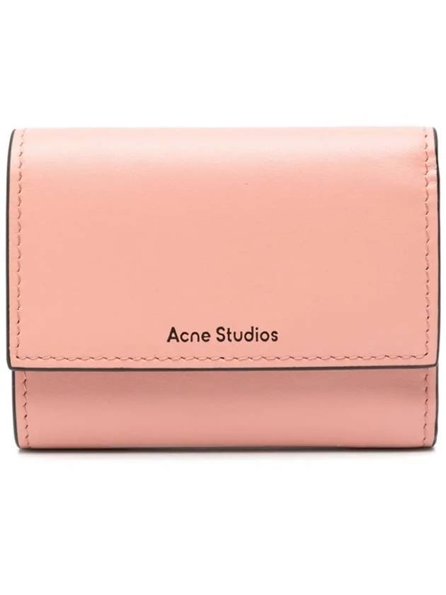 Logo Print Half Wallet Salmon Pink - ACNE STUDIOS - BALAAN 2