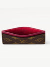 Monogram Card Wallet Brown Fuchsia - LOUIS VUITTON - BALAAN 4