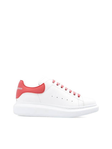 Women's Red Tab Oversized Low Top Sneakers White - ALEXANDER MCQUEEN - BALAAN 1