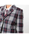 Hairline Check Wool High Armhole Sport Blazer Jacket - THOM BROWNE - BALAAN 4