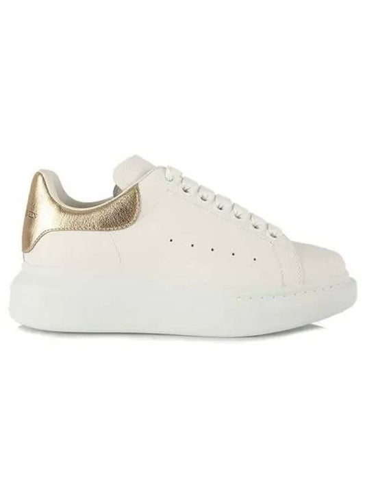 Oversized Low Top Sneakers White Gold - ALEXANDER MCQUEEN - BALAAN 2