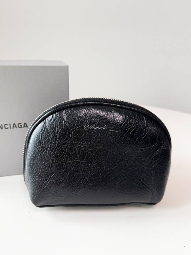 Le CAGOLE Small Cosmetic Pouch 763614 1VG9Y 1000 B0110826785 - BALENCIAGA - BALAAN 8