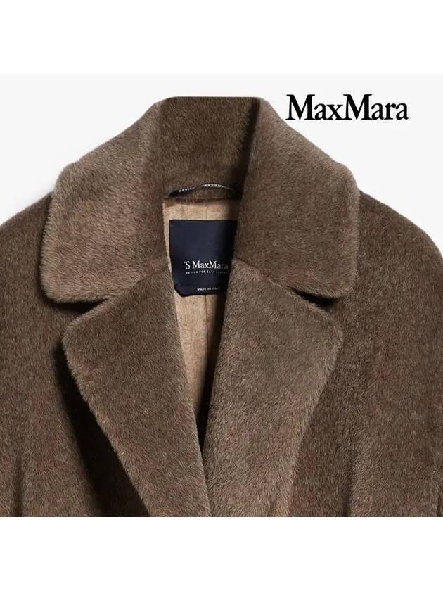 S Malaysia Alpaca Wool Single Coat Gray - MAX MARA - BALAAN.