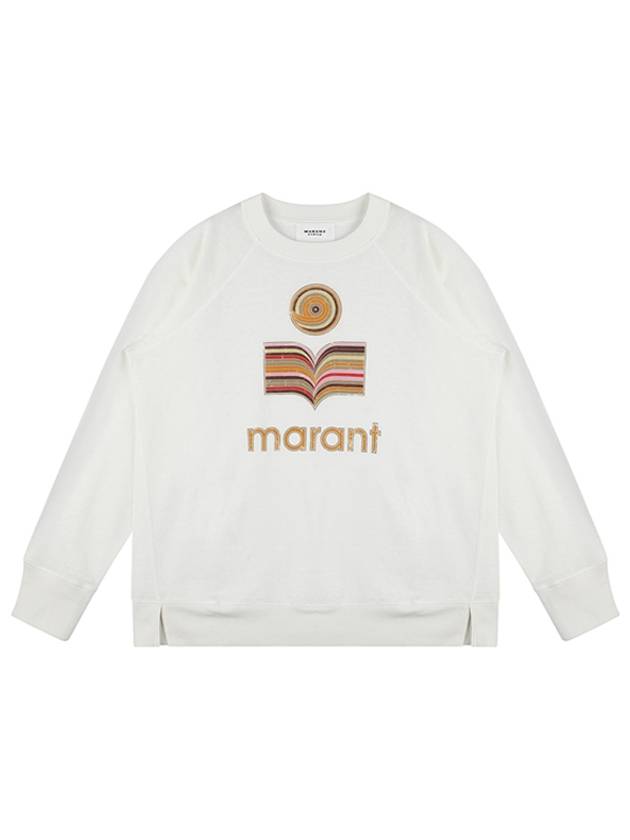 Kiefferf Linen Long Sleeve T-Shirt White - ISABEL MARANT - BALAAN 2