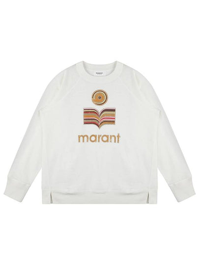 Kiefferf Linen Long Sleeve T-Shirt White - ISABEL MARANT - BALAAN 2