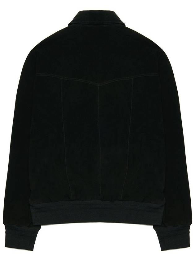 Western Blouson Suede Jacket Black - ROLLING STUDIOS - BALAAN 3