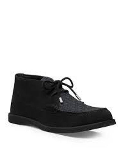 Granville Oblique Jacquard Suede Chukka Ankle Boots Black - DIOR - BALAAN 2