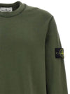 Compass Patch Cotton Sweatshirt Musk Green - STONE ISLAND - BALAAN 4