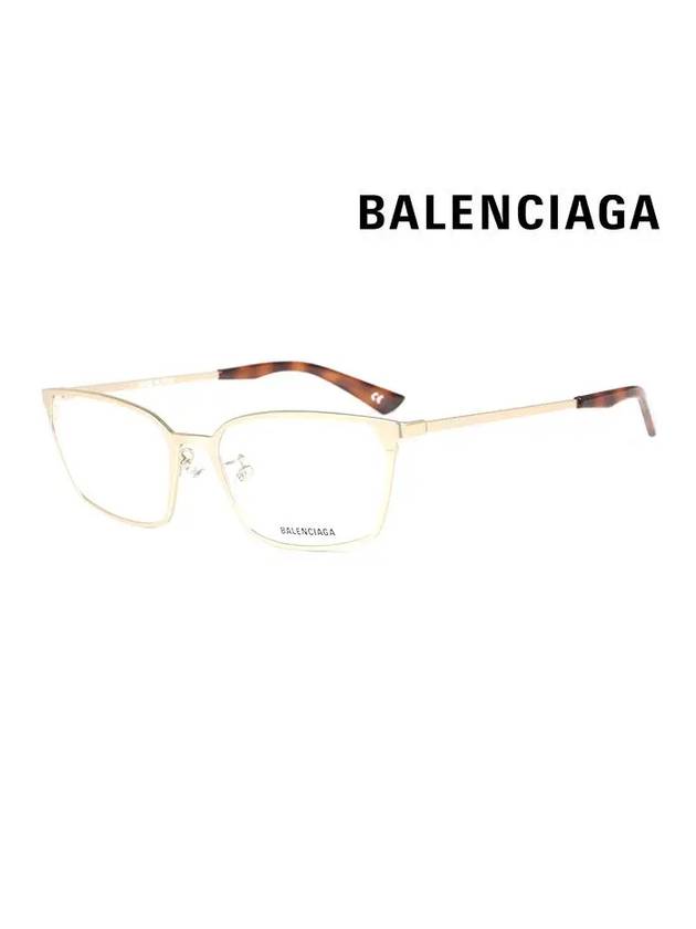 Eyewear Square Eyeglasses Gold - BALENCIAGA - BALAAN 1