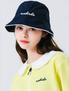 Ribbon tie nylon bucket hat NAVY - MONBIRDIE GOLF - BALAAN 6