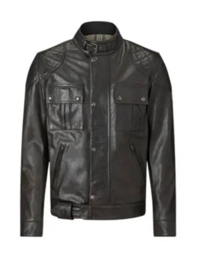 Brooklands Leather Biker Jacket Black - BELSTAFF - BALAAN 2