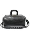 587866 Black Soft Leather Morpheus Interlocking G Boston Duffel Tote Shoulder Backpack 3WAY - GUCCI - BALAAN 1