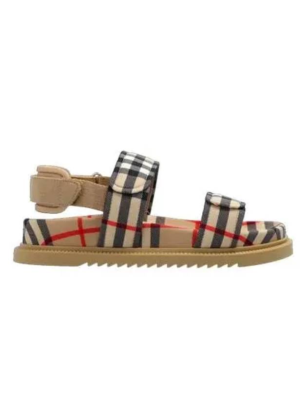 Kids Check Sandals Archive Beige - BURBERRY - BALAAN 2