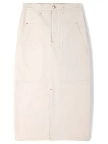 Flozia H Line Skirt Ivory - ISABEL MARANT - BALAAN 1