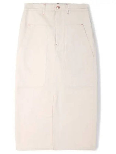 Flozia H Line Skirt Ivory - ISABEL MARANT - BALAAN 1