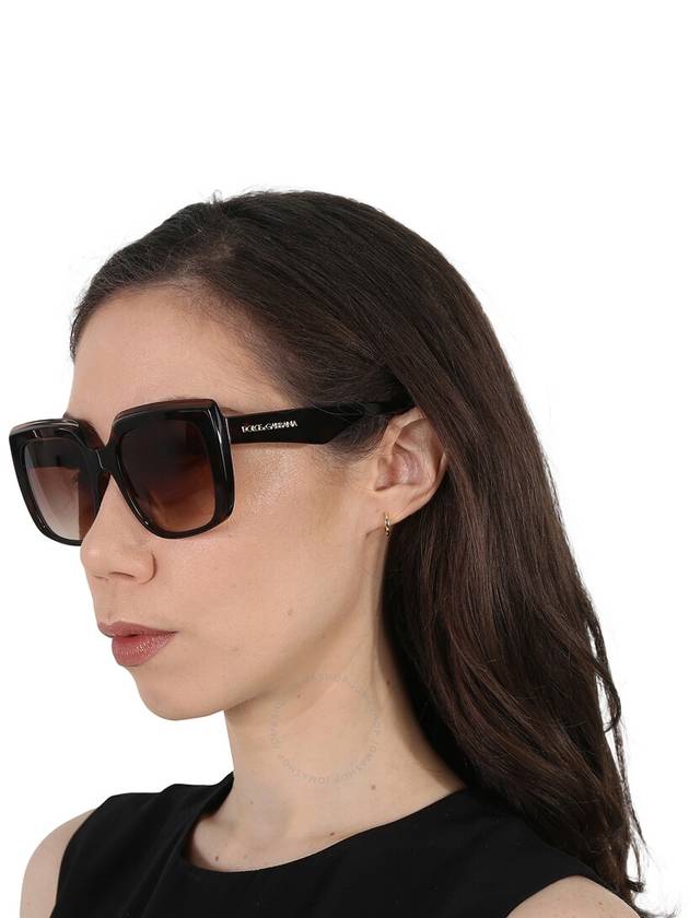 Dolce and Gabbana Gradient Brown Square Ladies Sunglasses DG4414F 502/13 54 - DOLCE&GABBANA - BALAAN 2