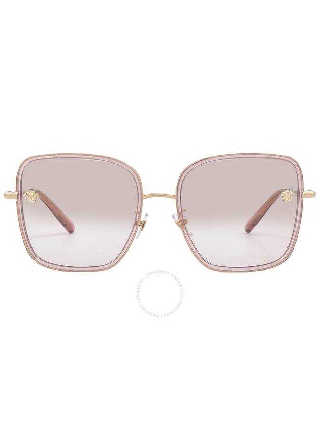 Versace Pink Mirror Gradient Square Ladies Sunglasses VE2247D 14837I 57 - VERSACE - BALAAN 1