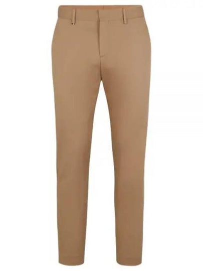 Stretch Cotton Straight Pants Beige - HUGO BOSS - BALAAN 2