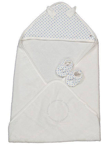 Petit Bateau Infant Bath Towel And Bootees Set, Size 12M - PETIT BATEAU - BALAAN 1