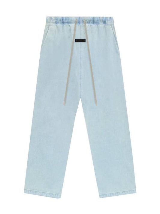 Fear of God Essentials Relaxed Pants Light Wash Denim - FEAR OF GOD ESSENTIALS - BALAAN 1