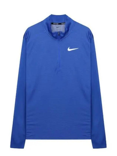 Pacer Dry Fit Half Zip Long Sleeve T-shirt Blue - NIKE - BALAAN 2