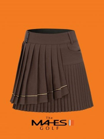 Skirt Shorts Orange Label Double Layer Pleated Skirt GKW9193 - MAHES - BALAAN 1