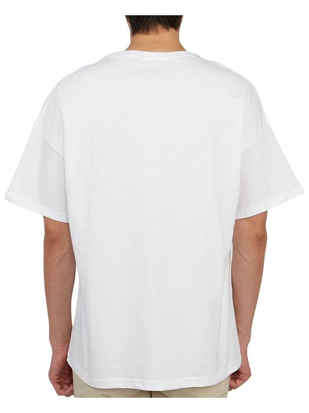 Logo Short Sleeve T-Shirt White - ALPHA INDUSTRIES - BALAAN 5